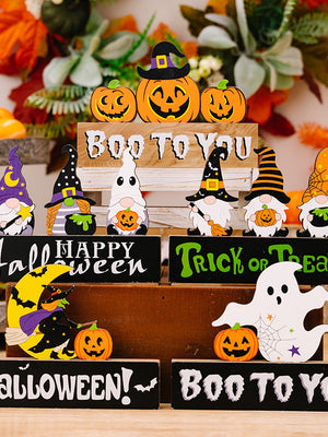 Assorted 2-Piece Halloween Element Ornaments