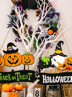 HALLOWEEN TRICK OR TREAT Hanging Widget